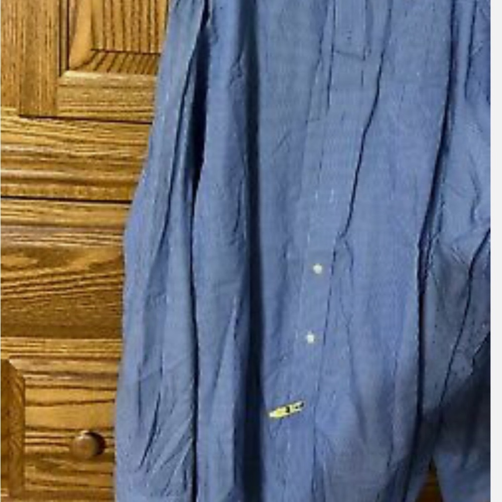 Tommy Hilfiger Blue Casual Button Down Shirt